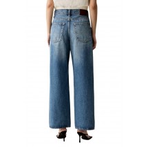 CALVIN KLEIN JEANS LOW RISE BAGGY TINTED AIRWAY ΠΑΝΤΕΛΟΝΙ ΓΥΝΑΙΚΕΙΟ BLUΕ DENIM