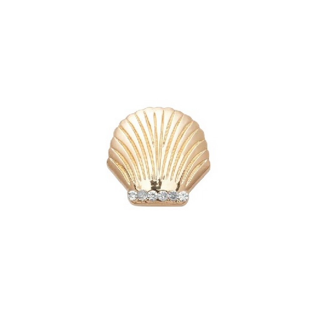 CROCS GOLD SEASHELL ΑΞΕΣΟΥΑΡ JIBBITZ CHARMS ΓΥΝΑΙΚΕΙΟ GOLD
