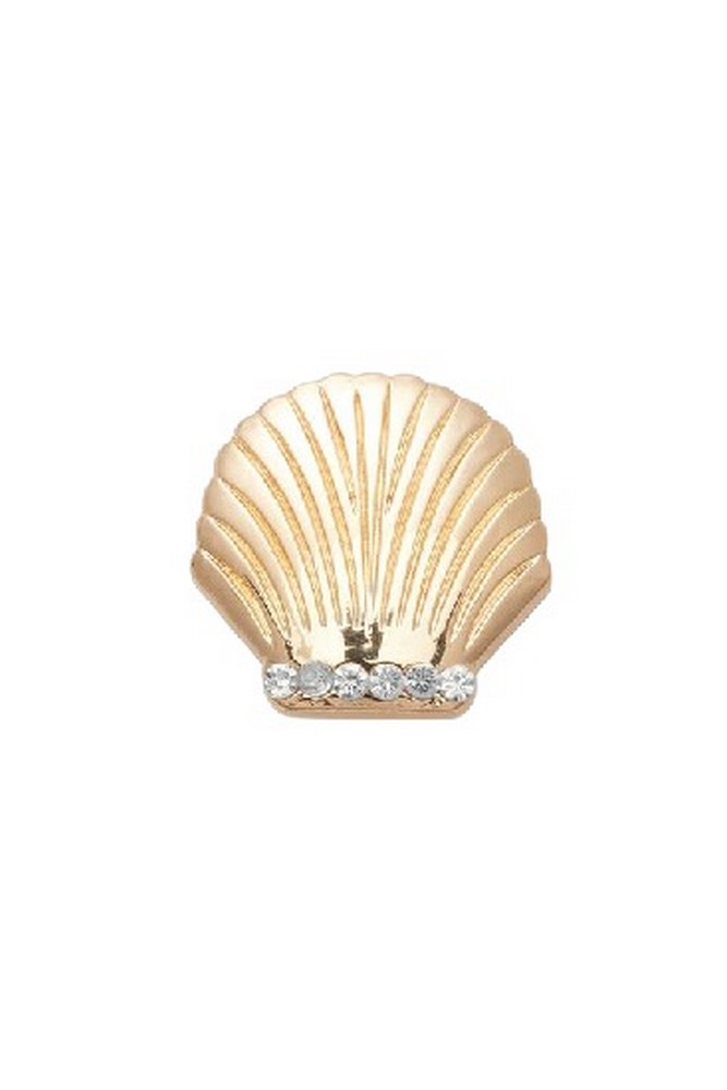 CROCS GOLD SEASHELL ΑΞΕΣΟΥΑΡ JIBBITZ CHARMS ΓΥΝΑΙΚΕΙΟ GOLD