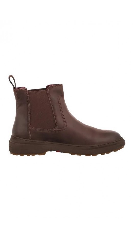 TOMMY HILFIGER OUTDOOR WARM LTH CHEL ΠΑΠΟΥΤΣΙ ΑΝΔΡΙΚΟ DARK BROWN