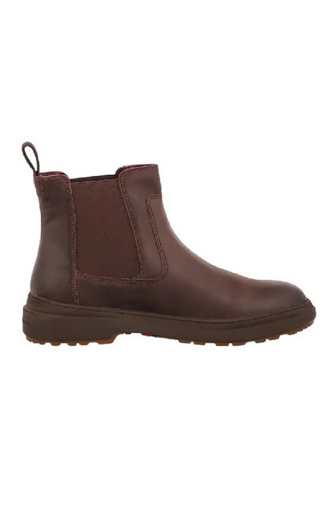 TOMMY HILFIGER OUTDOOR WARM LTH CHEL ΠΑΠΟΥΤΣΙ ΑΝΔΡΙΚΟ DARK BROWN