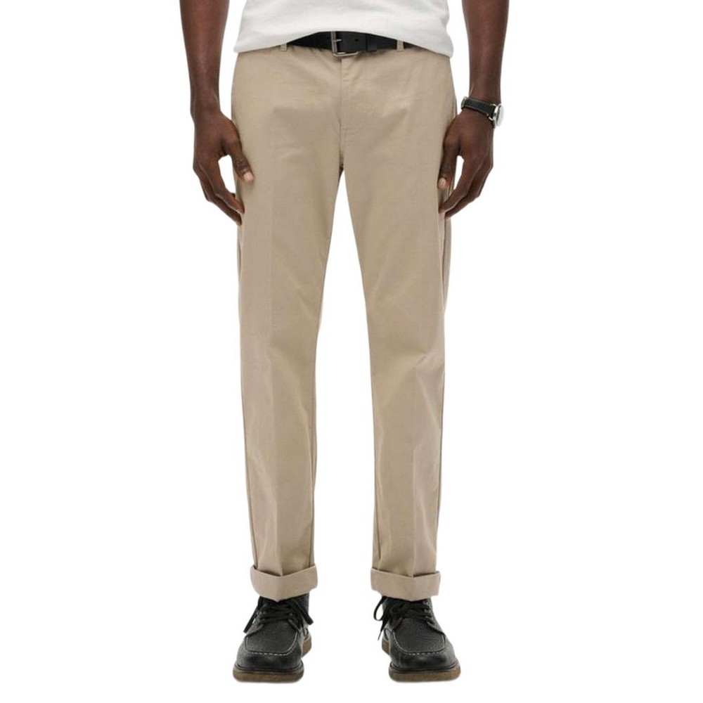 SUPERDRY D1 PREMIUM REGULAR CHINO ΠΑΝΤΕΛΟΝΙ ΑΝΔΡΙΚΟ GREY