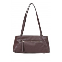 GUESS DEVON SHOULDER SATCHEL ΤΣΑΝΤΑ ΓΥΝΑΙΚΕΙΑ BROWN