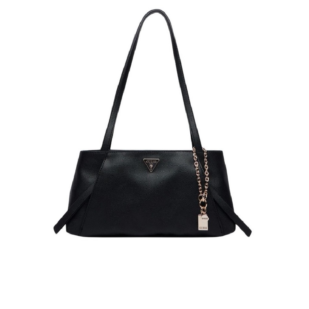 GUESS DEVON SHOULDER SATCHEL ΤΣΑΝΤΑ ΓΥΝΑΙΚΕΙΑ BLACK