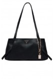 GUESS DEVON SHOULDER SATCHEL ΤΣΑΝΤΑ ΓΥΝΑΙΚΕΙΑ BLACK