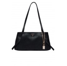 GUESS DEVON SHOULDER SATCHEL ΤΣΑΝΤΑ ΓΥΝΑΙΚΕΙΑ BLACK