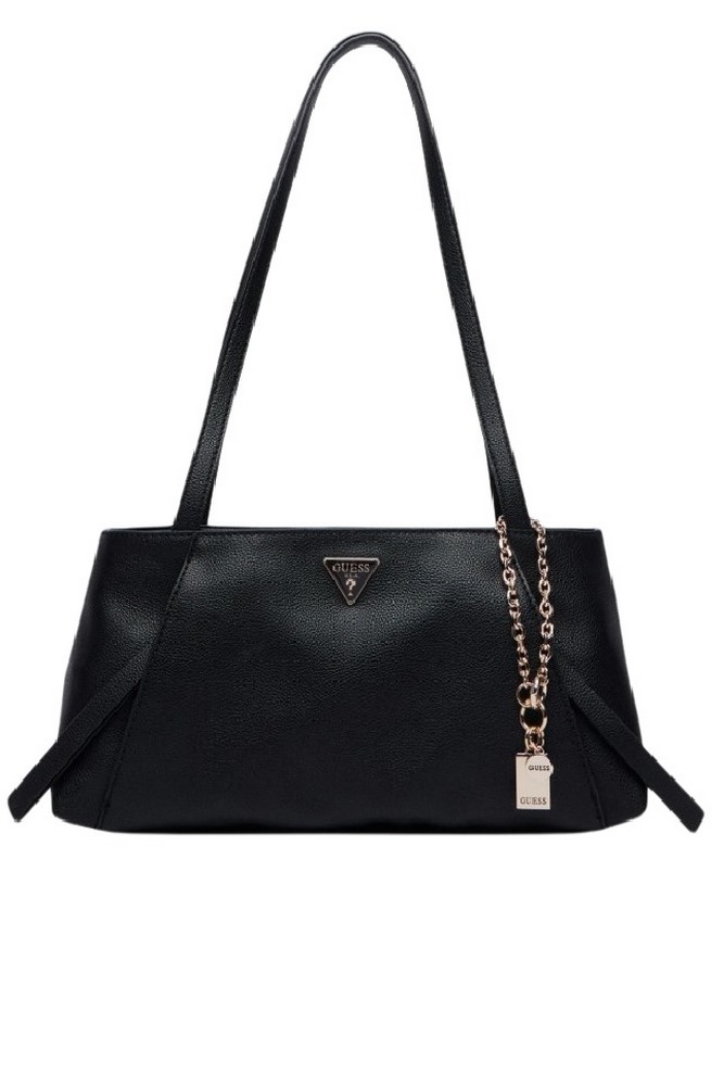GUESS DEVON SHOULDER SATCHEL ΤΣΑΝΤΑ ΓΥΝΑΙΚΕΙΑ BLACK