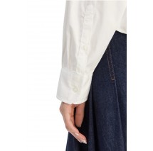 TOMMY JEANS ESSENTIAL CROP SHIRT ΠΟΥΚΑΜΙΣΟ ΓΥΝΑΙΚΕΙΟ ECRU