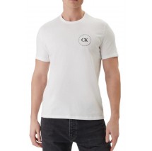 CALVIN KLEIN JEANS 30S EU WHOLESALE JEANS GRAPHICS T-SHIRT ΜΠΛΟΥΖΑ ΑΝΔΡΙΚΗ BRIGHT WHITE