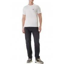 CALVIN KLEIN JEANS 30S EU WHOLESALE JEANS GRAPHICS T-SHIRT ΜΠΛΟΥΖΑ ΑΝΔΡΙΚΗ BRIGHT WHITE