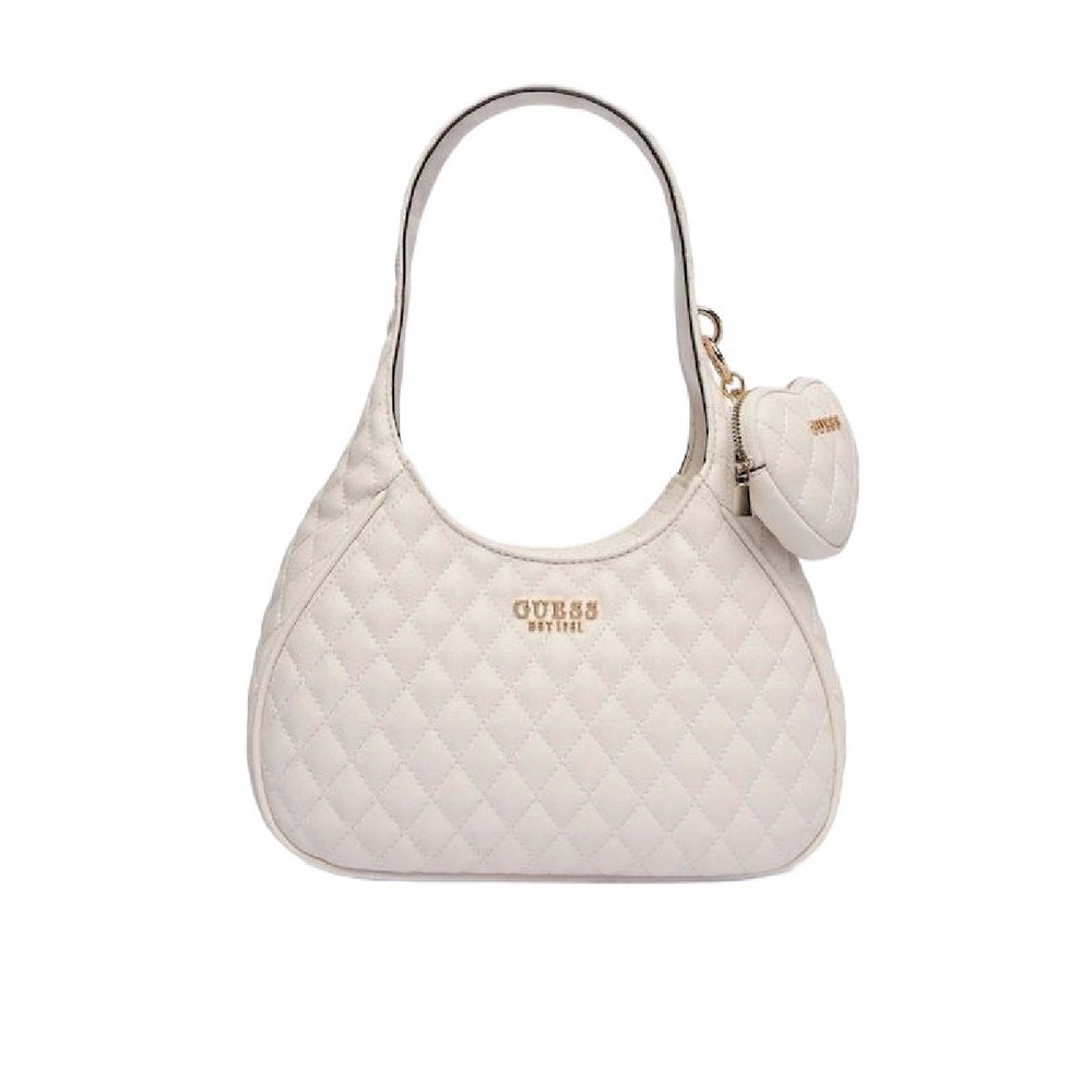GUESS ATABEY HOBO ΤΣΑΝΤΑ ΓΥΝΑΙΚΕΙΑ OFF WHITE