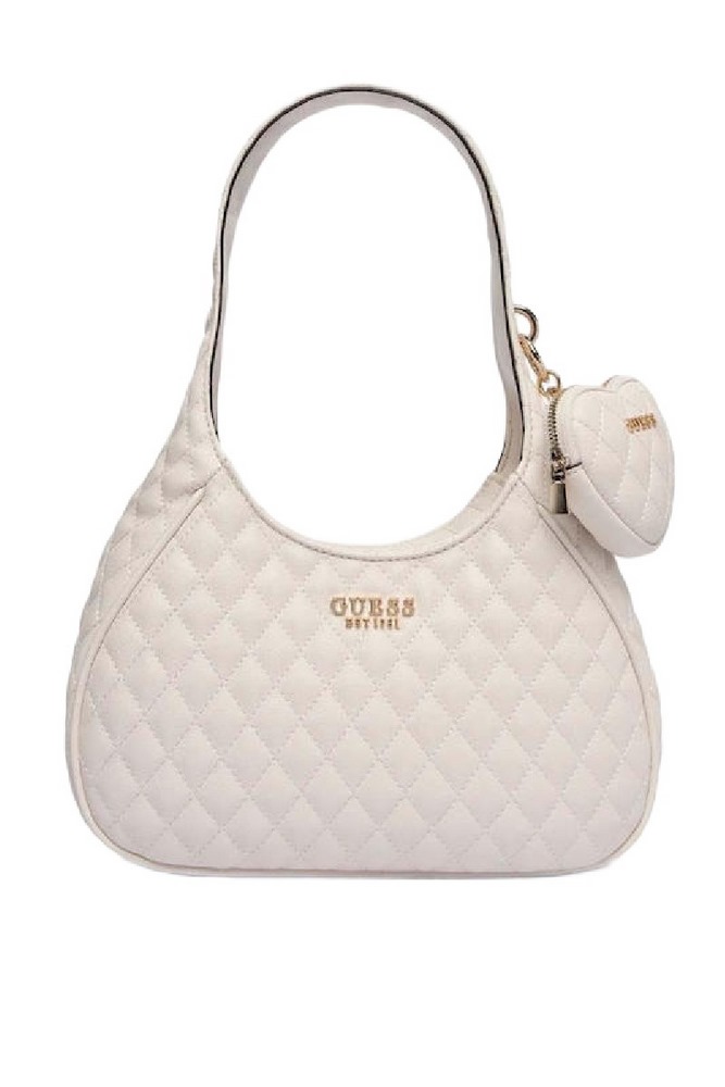 GUESS ATABEY HOBO ΤΣΑΝΤΑ ΓΥΝΑΙΚΕΙΑ OFF WHITE