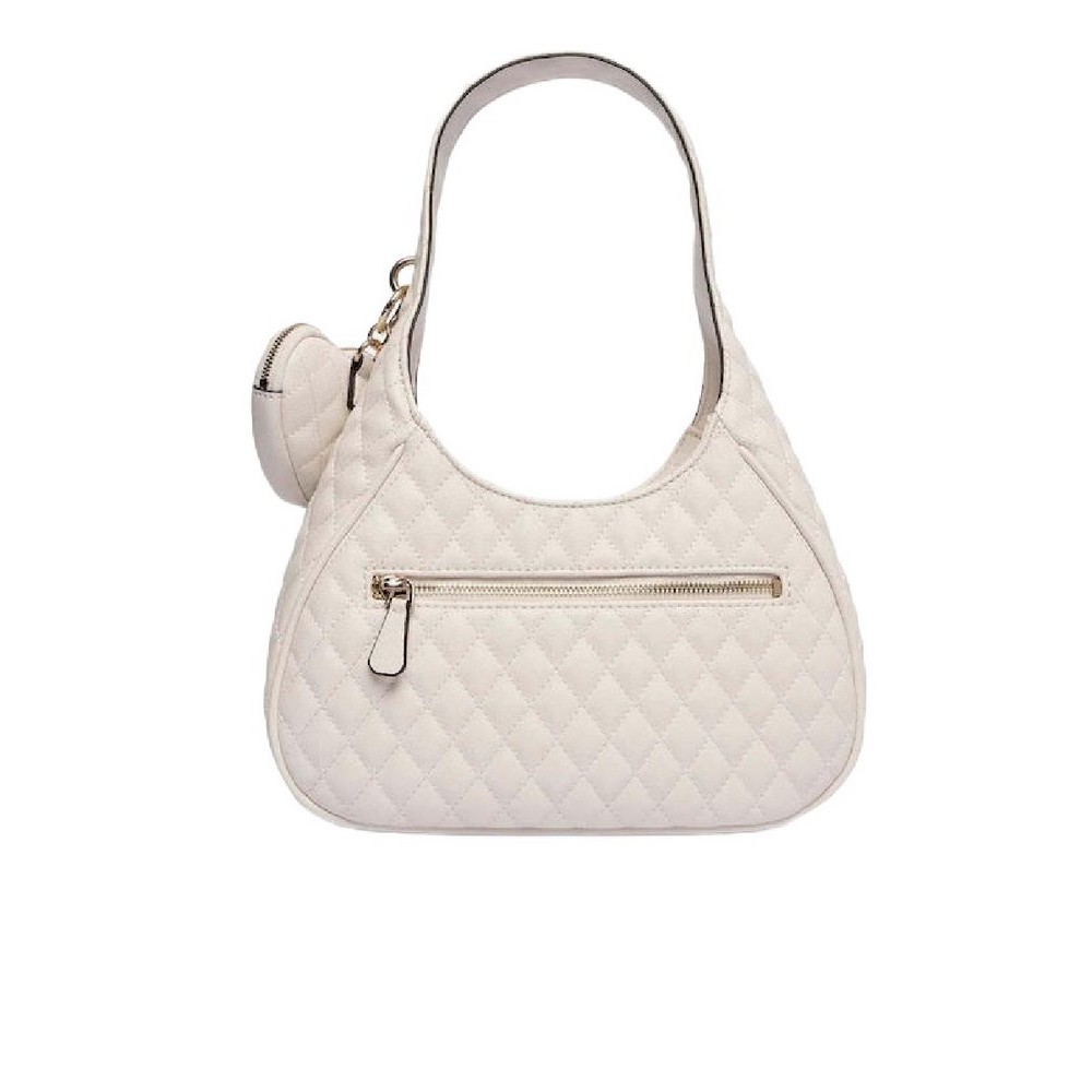 GUESS ATABEY HOBO ΤΣΑΝΤΑ ΓΥΝΑΙΚΕΙΑ OFF WHITE