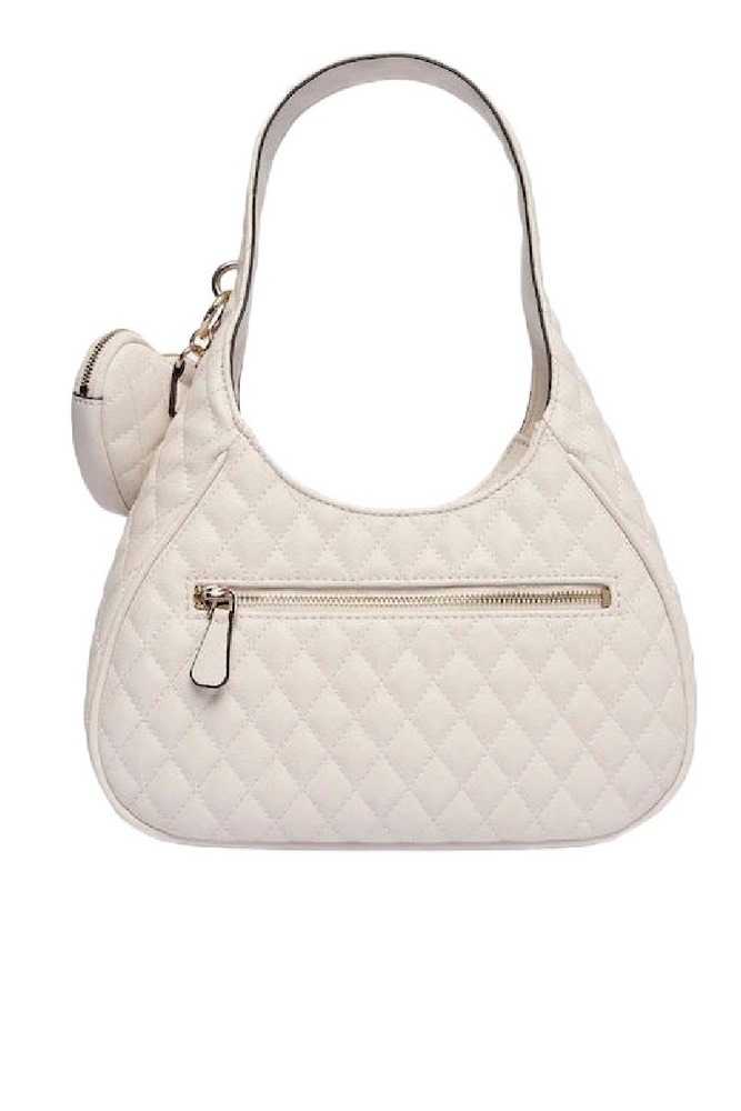 GUESS ATABEY HOBO ΤΣΑΝΤΑ ΓΥΝΑΙΚΕΙΑ OFF WHITE