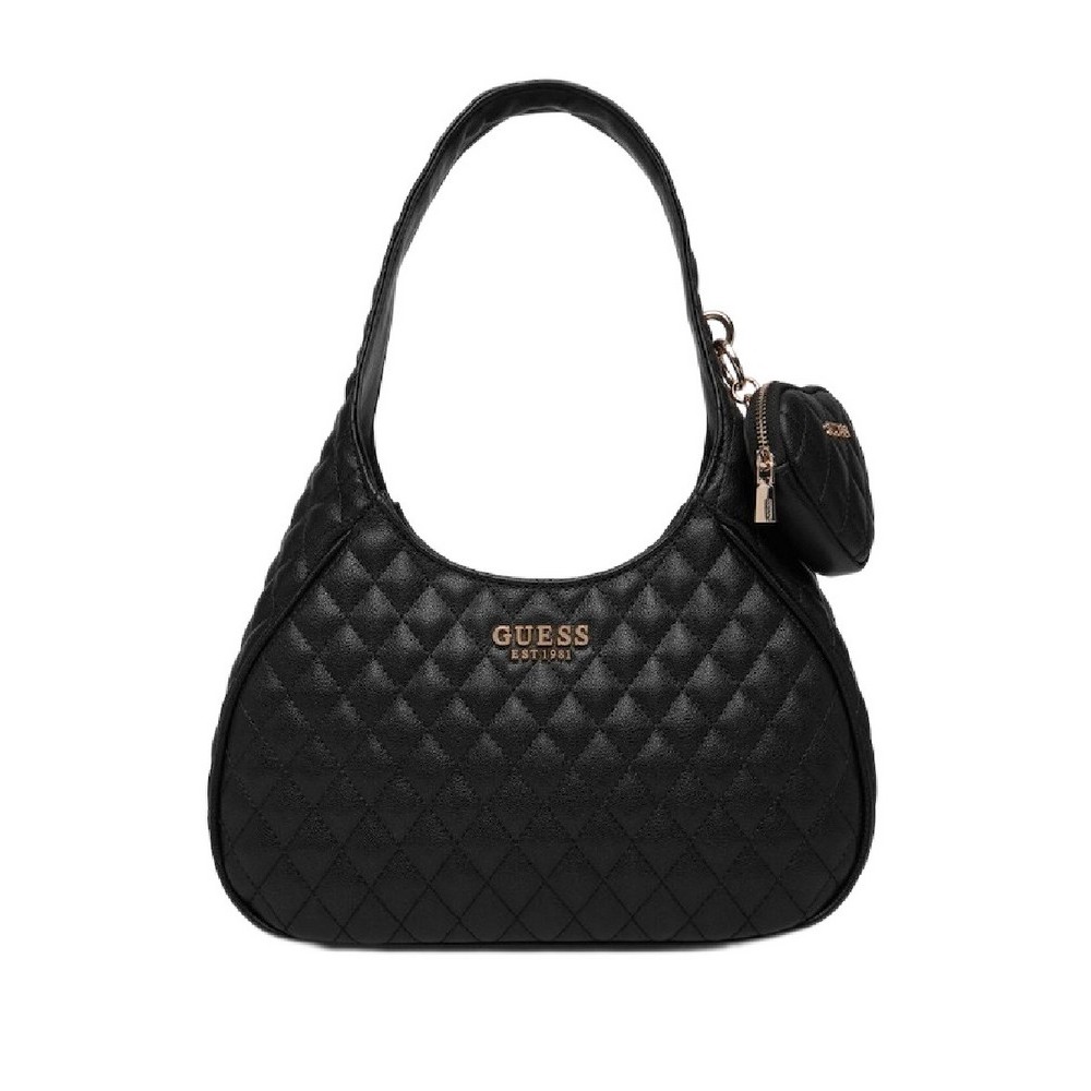 GUESS ATABEY HOBO ΤΣΑΝΤΑ ΓΥΝΑΙΚΕΙΑ BLACK