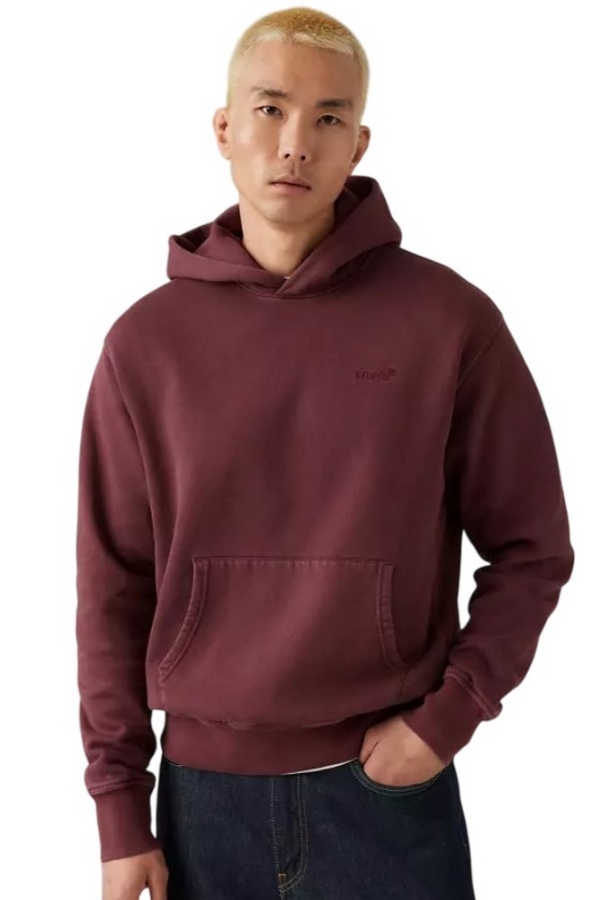 LEVIS® THE AUTHENTIC HOODIE ΦΟΥΤΕΡ ΜΠΛΟΥΖΑ ΑΝΔΡΙΚΗ BORDEUAX