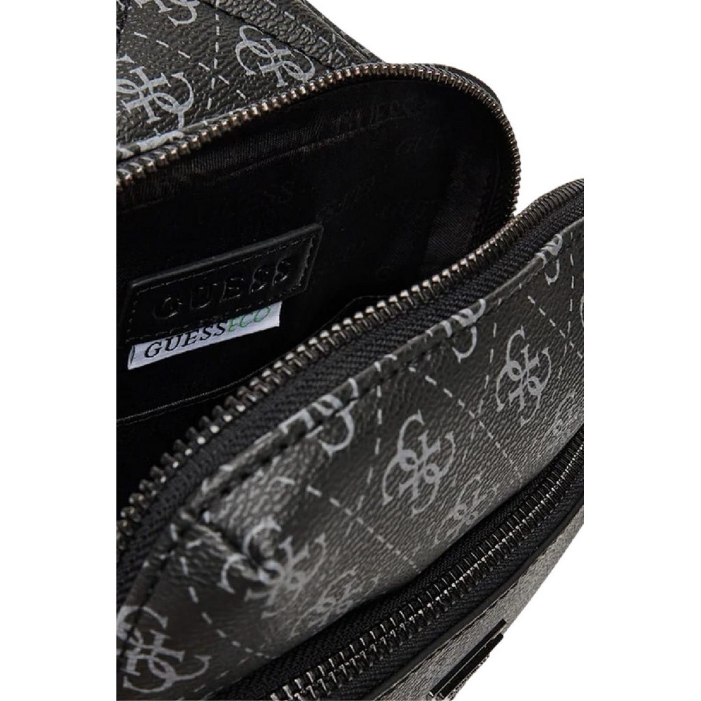 GUESS MILANO CROSSOVER HMMILOP5226 ΤΣΑΝΤΑ ΑΝΔΡΙΚΗ BLACK/GREY