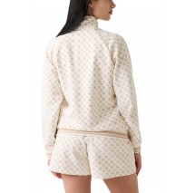 GUESS AGGIE FULL ZIP SWEATSHIRT ΖΑΚΕΤΑ ΦΟΥΤΕΡ ΓΥΝΑΙΚΕΙΑ ECRU