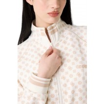 GUESS AGGIE FULL ZIP SWEATSHIRT ΖΑΚΕΤΑ ΦΟΥΤΕΡ ΓΥΝΑΙΚΕΙΑ ECRU