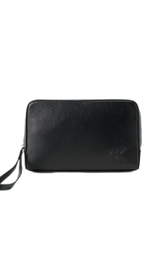 CALVIN KLEIN BOLD CK POUCH WITH HANDLE ΤΣΑΝΤΑ ΑΝΔΡΙΚΗ BLACK