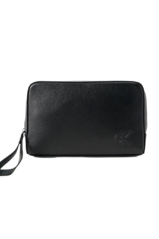 CALVIN KLEIN BOLD CK POUCH WITH HANDLE ΤΣΑΝΤΑ ΑΝΔΡΙΚΗ BLACK