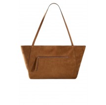 GUESS DEVON SHOULDER SATCHEL ΤΣΑΝΤΑ ΓΥΝΑΙΚΕΙΑ COGNAC