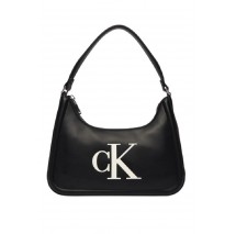 CALVIN KLEIN RAISED SMALL SHOULDER BAG ΤΣΑΝΤΑ ΓΥΝΑΙΚΕΙΑ BLACK/WHITE