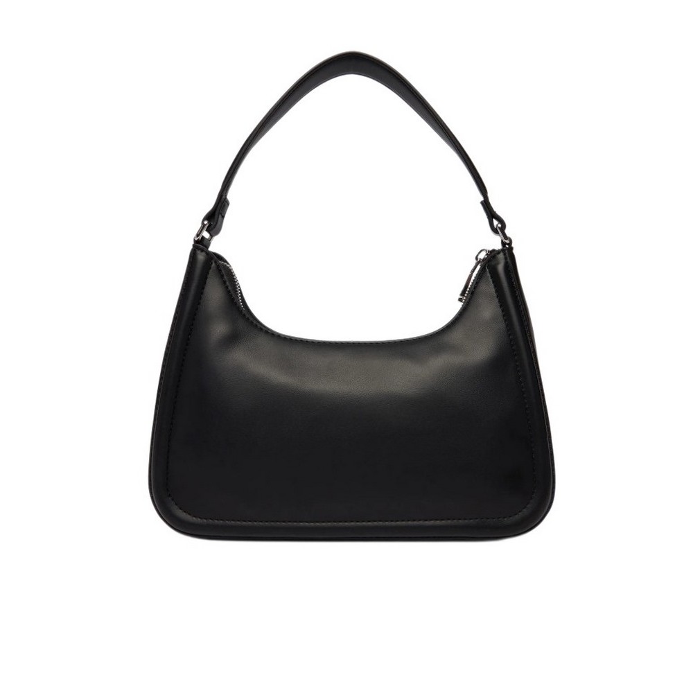 CALVIN KLEIN RAISED SMALL SHOULDER BAG ΤΣΑΝΤΑ ΓΥΝΑΙΚΕΙΑ BLACK/WHITE