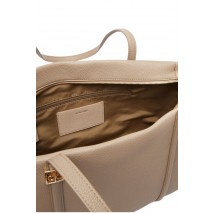 CALVIN KLEIN EMBLEM HW PEBBLE TOTE ΤΣΑΝΤΑ ΓΥΝΑΙΚΕΙΑ TAUPE