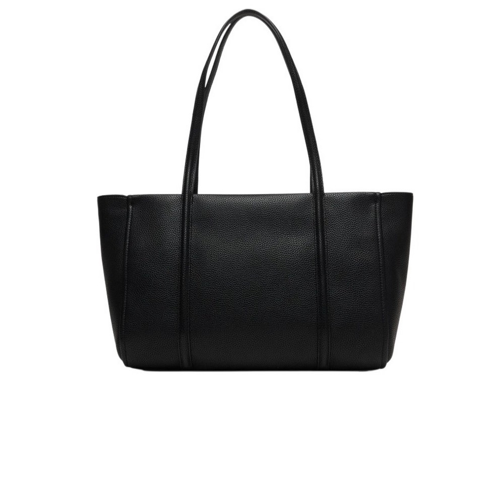 CALVIN KLEIN EMBLEM HW PEBBLE TOTE ΤΣΑΝΤΑ ΓΥΝΑΙΚΕΙΑ BLACK