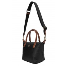 TOMMY HILFIGER POPETTE MINI TOTE ΤΣΑΝΤΑ ΓΥΝΑΙΚΕΙΑ BLACK