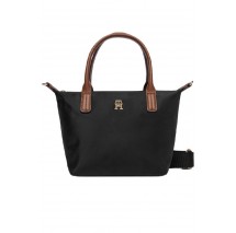 TOMMY HILFIGER POPETTE MINI TOTE ΤΣΑΝΤΑ ΓΥΝΑΙΚΕΙΑ BLACK