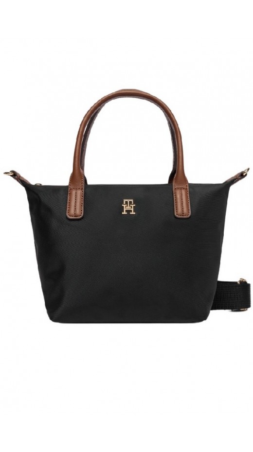 TOMMY HILFIGER POPETTE MINI TOTE ΤΣΑΝΤΑ ΓΥΝΑΙΚΕΙΑ BLACK