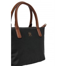 TOMMY HILFIGER POPETTE MINI TOTE ΤΣΑΝΤΑ ΓΥΝΑΙΚΕΙΑ BLACK
