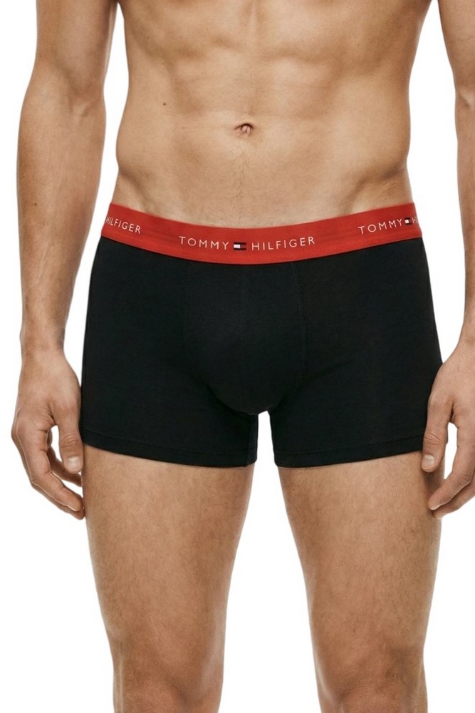 TOMMY HILFIGER 3P TRUNK WB ΕΣΩΡΟΥΧΟ ΑΝΔΡΙΚΟ BLACK/RED
