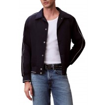 CALVIN KLEIN JEANS LS NYLON SNAP BOMBER JACKET ΜΠΟΥΦΑΝ ΑΝΔΡΙΚΟ NAVY