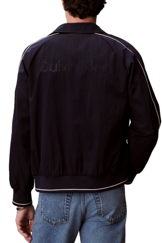 CALVIN KLEIN JEANS LS NYLON SNAP BOMBER JACKET ΜΠΟΥΦΑΝ ΑΝΔΡΙΚΟ NAVY