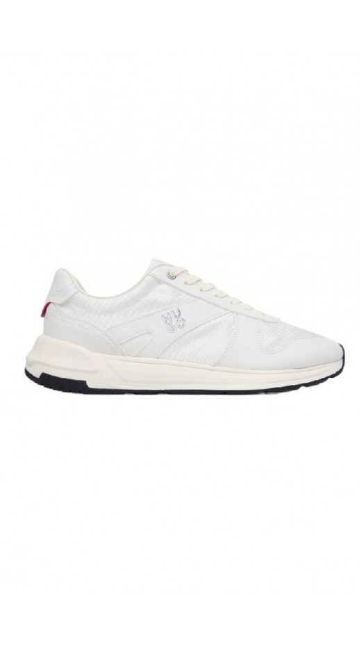 HUGO BOSS G03 NYPU LACE UP SNEAKERS ΠΑΠΟΥΤΣΙ ΑΝΔΡΙΚΟ BRIGHT WHITE