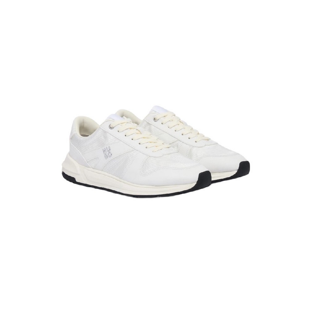 HUGO BOSS G03 NYPU LACE UP SNEAKERS ΠΑΠΟΥΤΣΙ ΑΝΔΡΙΚΟ BRIGHT WHITE