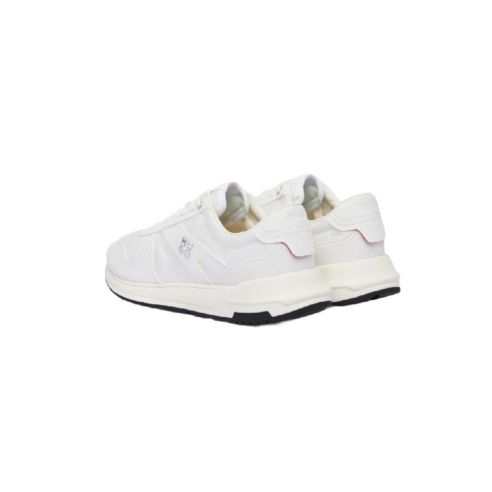 HUGO BOSS G03 NYPU LACE UP SNEAKERS ΠΑΠΟΥΤΣΙ ΑΝΔΡΙΚΟ BRIGHT WHITE