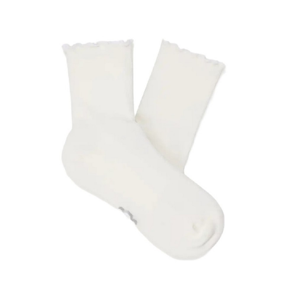 UGG KARSYN LETTUCE EDGE SOCK ΚΑΛΤΣΑ ΓΥΝΑΙΚΕΙΑ WHITE