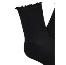 UGG KARSYN LETTUCE EDGE SOCK ΚΑΛΤΣΑ ΓΥΝΑΙΚΕΙΑ BLACK