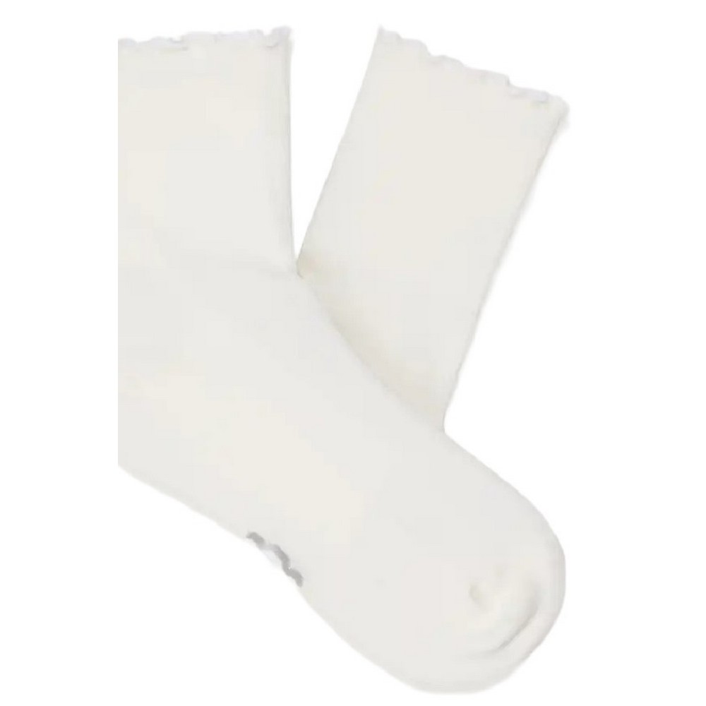 UGG KARSYN LETTUCE EDGE SOCK ΚΑΛΤΣΑ ΓΥΝΑΙΚΕΙΑ WHITE