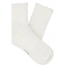 UGG KARSYN LETTUCE EDGE SOCK ΚΑΛΤΣΑ ΓΥΝΑΙΚΕΙΑ WHITE