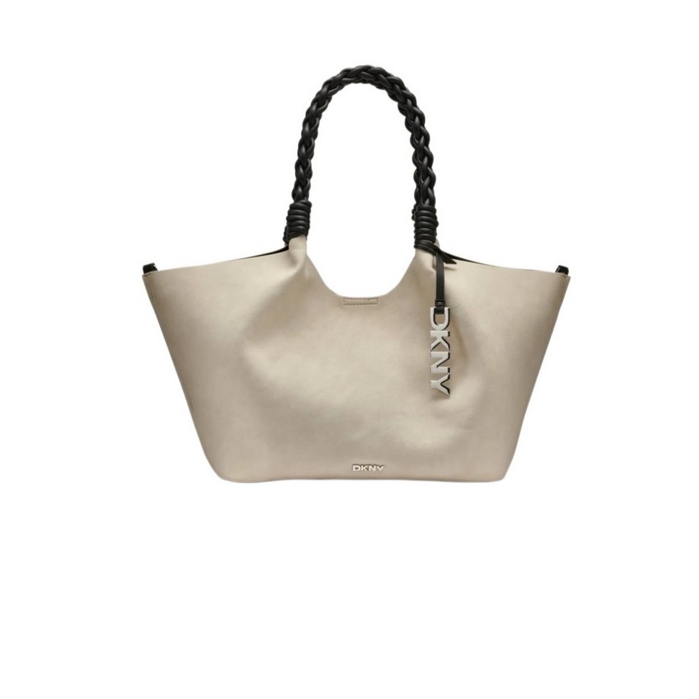 DKNY PAULA TOTE HANDBAG R53AME48 ΤΣΑΝΤΑ ΓΥΝΑΙΚΕΙΑ ECRU
