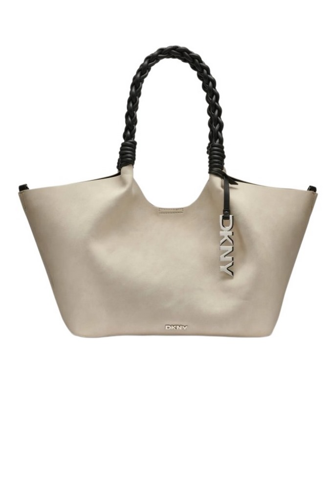 DKNY PAULA TOTE HANDBAG R53AME48 ΤΣΑΝΤΑ ΓΥΝΑΙΚΕΙΑ ECRU
