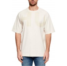 HUGO BOSS JERSEY NALFTEE T-SHIRT ΜΠΛΟΥΖΑ ΑΝΔΡΙΚΗ SAND