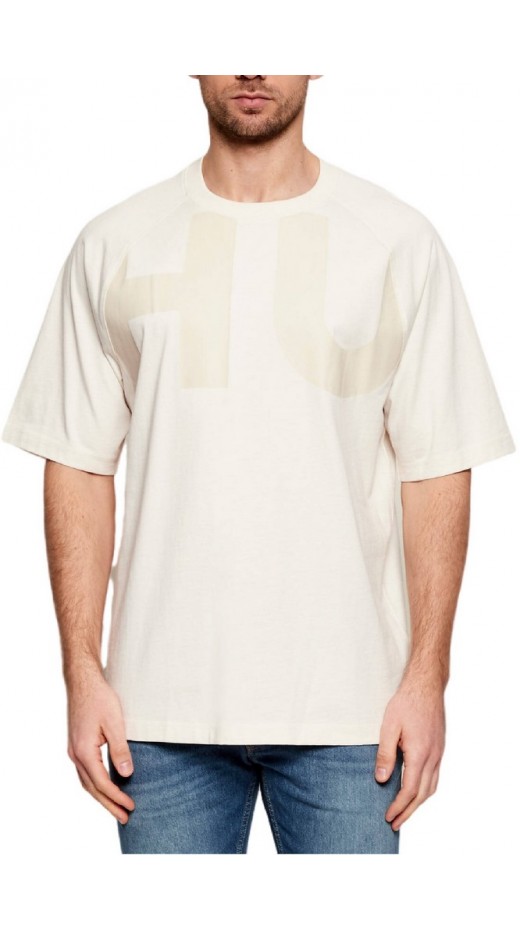 HUGO BOSS JERSEY NALFTEE T-SHIRT ΜΠΛΟΥΖΑ ΑΝΔΡΙΚΗ SAND