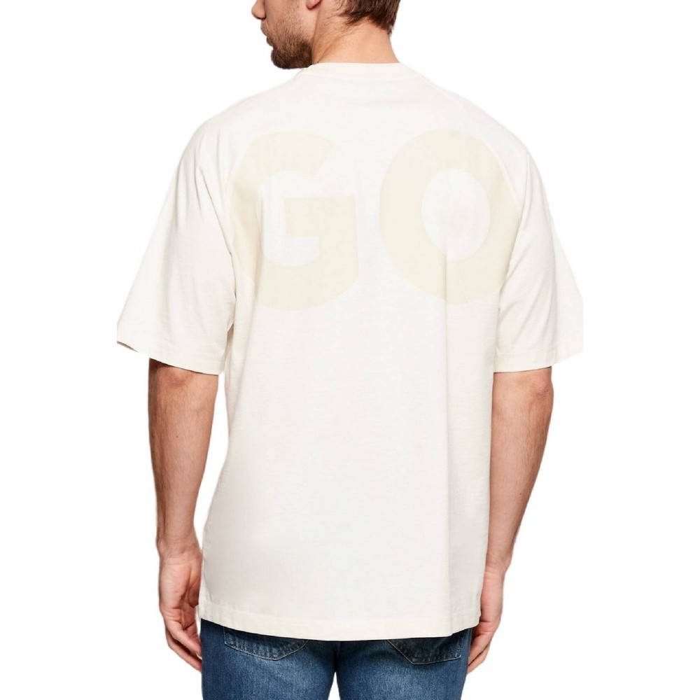 HUGO BOSS JERSEY NALFTEE T-SHIRT ΜΠΛΟΥΖΑ ΑΝΔΡΙΚΗ SAND
