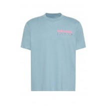 CALVIN KLEIN JEANS 20S CALVIN DISC STACK GRAPHIC T-SHIRT ΜΠΛΟΥΖΑ ΑΝΔΡΙΚΗ PETROL